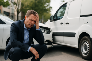 company vehicle accidents what happens if youre at fault featured