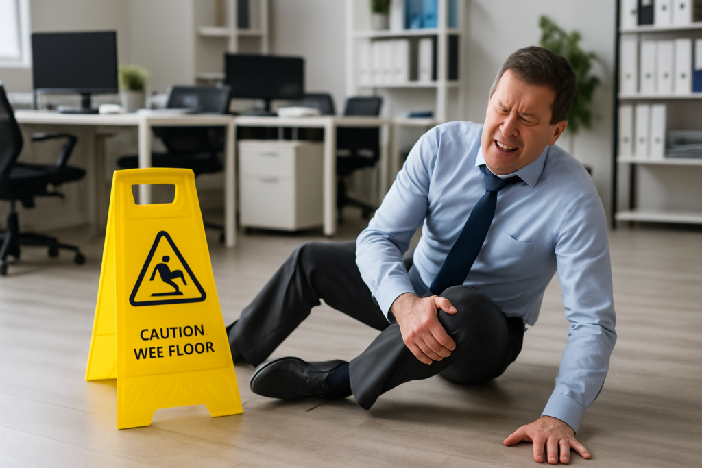 personal injury workplace slip and fall injury statistics and costs featured