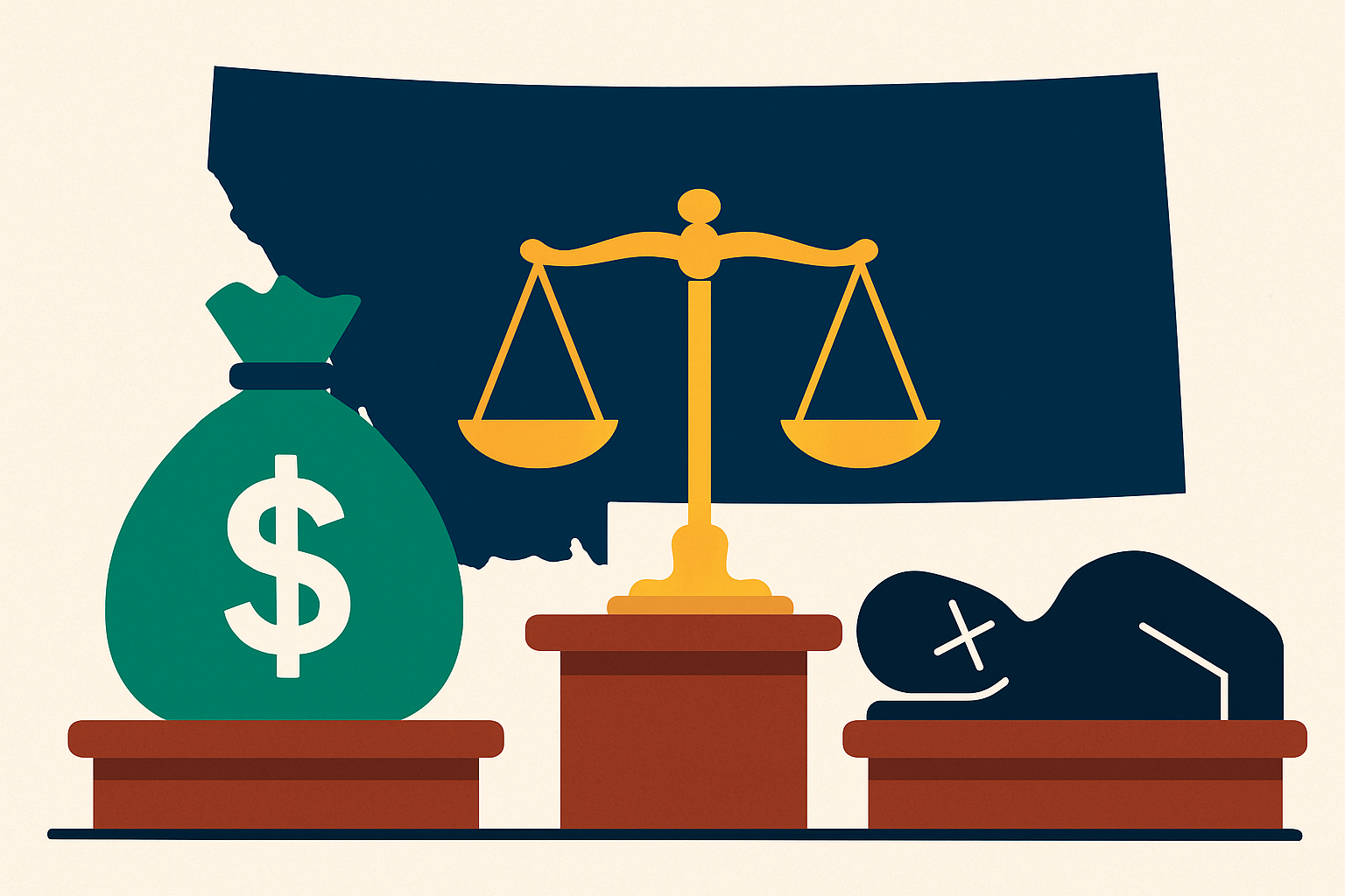 Understanding Wrongful Death Attorney Fees in Montana: A Guide for Business Owners 1 Professional business attorney reviewing legal documents in a modern Montana office setting with mountains visible through windows