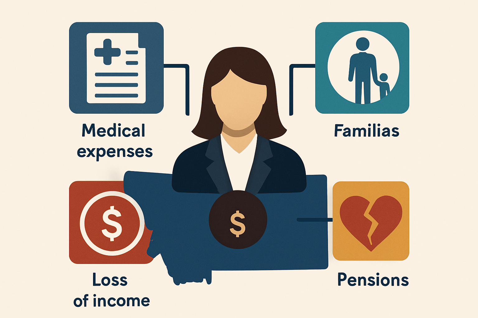 Understanding Wrongful Death Damages Available in Montana: A Business Owner's Guide 1 Professional business meeting discussing liability insurance and financial protection strategies for Montana businesses